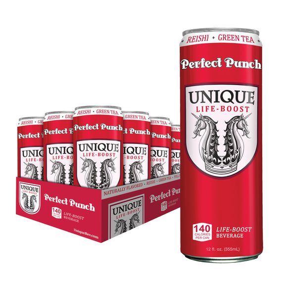12 ct. Case of 12 oz. Unique Life-Boost Perfect Punch